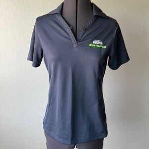 NFL top Seahawks fitted polo women's XS